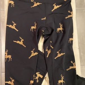 Terez Reindeer Tall Band leggings